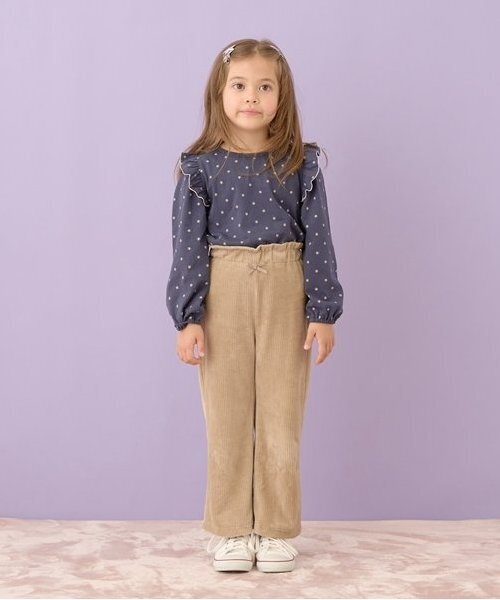 パンツ やみつきになる履き心地ニットコールパンツ キッズ 子供服