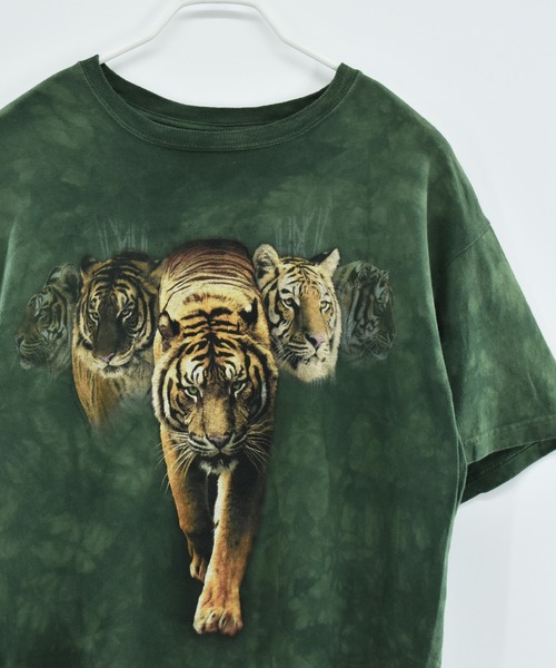 THE MOUNTAIN tシャツ 「ヴィンテージ古着」Y2K THE MOUNTAIN 虎