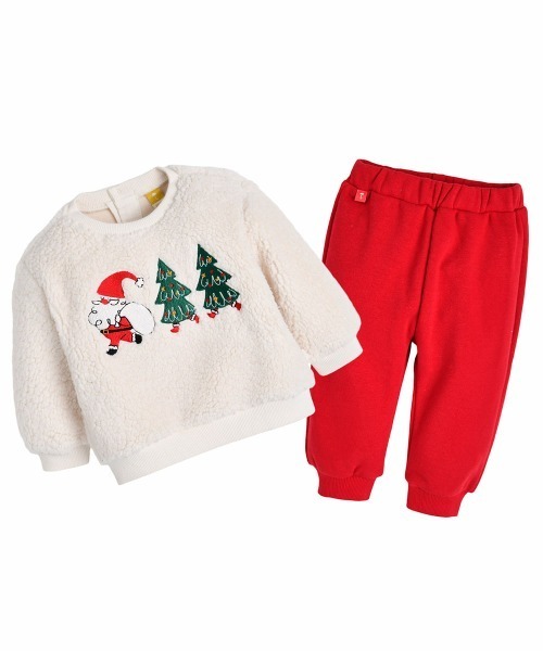 セットアップ 「x'mas」メリーファートップス＆パンツ キッズ 子供服