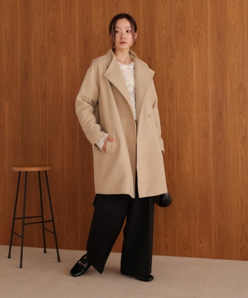 BAB（バブ） ステンカラーコート コート スタンドカラーライトアウター