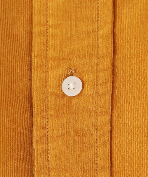 J.PRESS YORK STREET シャツ 「UNISEX」コーデュロイ バンドカラー
