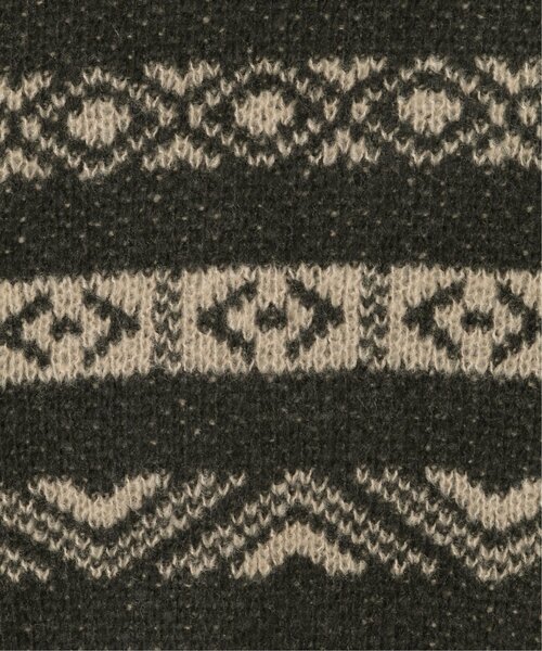 notch. カーディガン ノルディック柄ジップカーディガン レディース