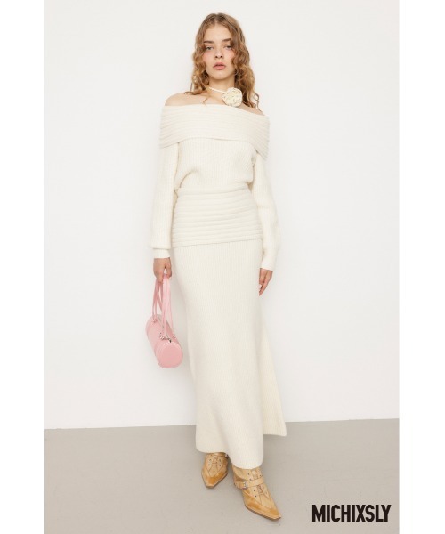 SLY（スライ） ワンピース MICHIXSLY OFF SHOULDER 2P ミチスライ オフ