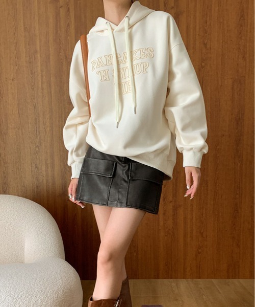 パーカー コットン スウェット ロゴ レディース : ZOZOTOWN Yahoo!店