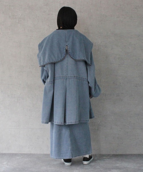 Emma（エマ） デニムスカート ホワイトステッチデニムスカート