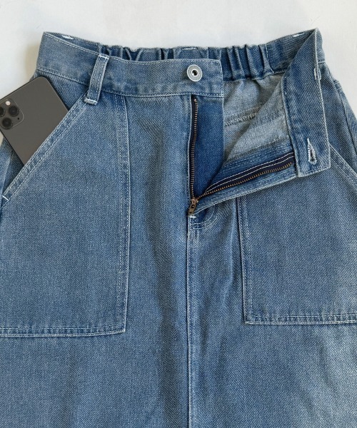 Emma（エマ） デニムスカート ホワイトステッチデニムスカート