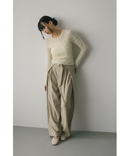 STYLEMIXER ニット セーター フラッフィーコンパクトトップ