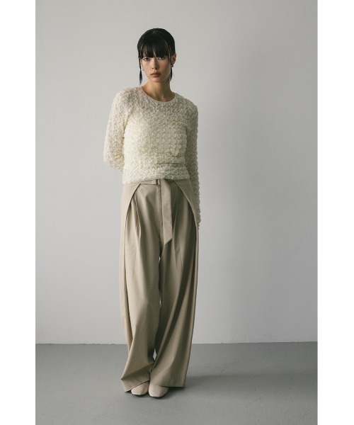 ニット セーター フラッフィーコンパクトトップ レディース STYLEMIXER ニット セーター フラッフィーコンパクトトップ