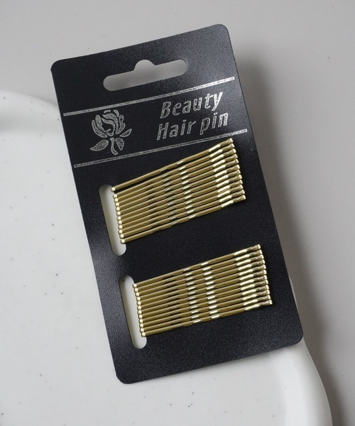 新品　ヘアピン　ブラック ヘアピン アメリカピン 玉付・黒色 ブラック 扱いやすくしっかり