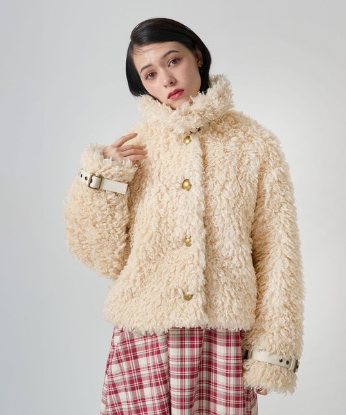 完売品 美品 tina join ジャガード ニットジャケット｜ファッション 