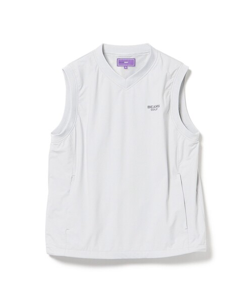 BEAMS GOLF（ビームス ゴルフ） ベスト ジレ 「撥水/伸縮性」PURPLE