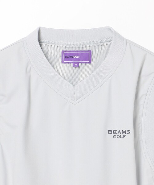 BEAMS GOLF（ビームス ゴルフ） ベスト ジレ 「撥水/伸縮性」PURPLE