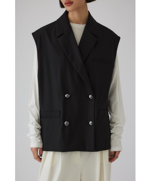 RIM.ARK Minimal cocoon vest セット38 ジレ RIM.ARK ベスト ジレ 入学式 入園式 Preppy style vest プレッピー