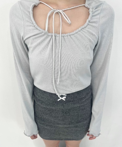 tシャツ OPEN HEART TEE/オープンハートTシャツ レディース