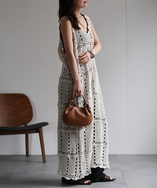 クロッシェ ワンピース anap mimpi ワンピース クロッシェ編み ロング : ZOZOTOWN Yahoo