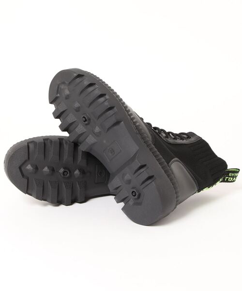 「aimoha」 レースアップブーツ 24.5cm ブラック メンズ_画像3