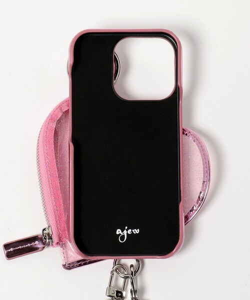 iPhone16proMax / black 【PVC heart】 (発送はご注文から3営業