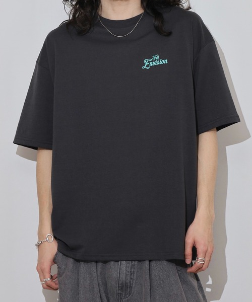 FUNALIVE（ファンアライブ） tシャツ サガラ刺繍 フロントプリントロゴ