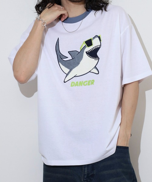FUNALIVE（ファンアライブ） tシャツ サガラ刺繍 フロントプリントロゴ
