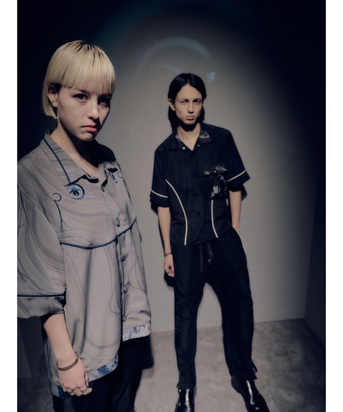 Nenuphar シャツ N'enuphar シャツ N'enuphar パイピングボーリングシャツ メンズ