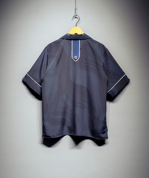 N'enuphar シャツ N'enuphar パイピングボーリングシャツ メンズ