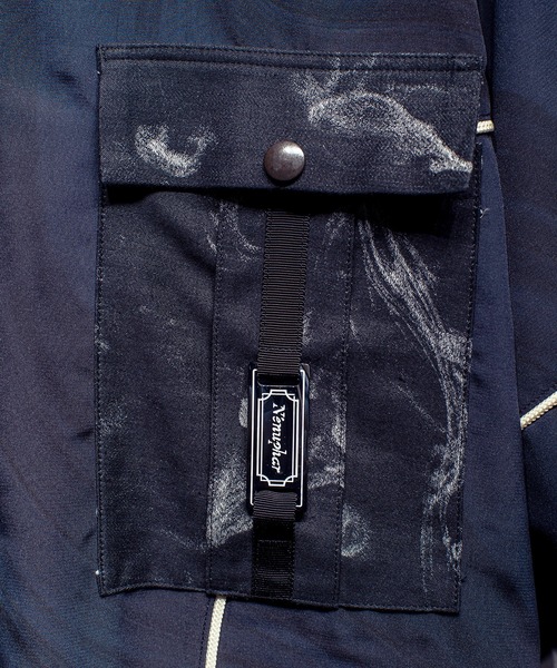 N'enuphar シャツ N'enuphar パイピングボーリングシャツ メンズ