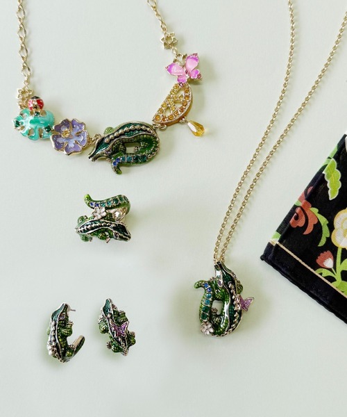 ANNA SUI（アナスイ） ピアス ワニモチーフ ピアス レディース