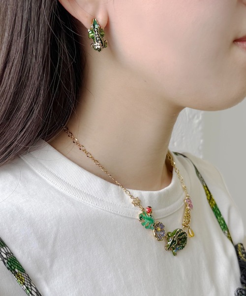 ANNA SUI（アナスイ） ピアス ワニモチーフ ピアス レディース