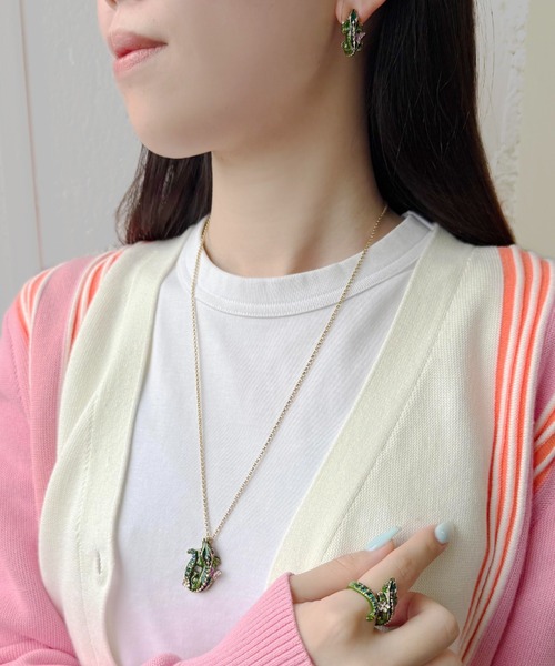 ANNA SUI（アナスイ） ピアス ワニモチーフ ピアス レディース