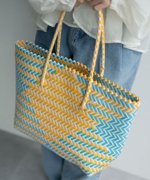 かごバッグ カゴバッグ チェックカゴバッグ | FLANEEK. | 02