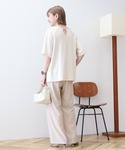 tシャツ バックスリットTシャツ レディースの詳細画像2