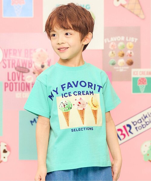 apres les cours（アプレレクール） tシャツ 「リンク」サーティワン