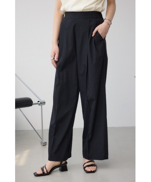 AZUL BY MOUSSY スラックス パンツ C/T撥水タックワイドパンツ