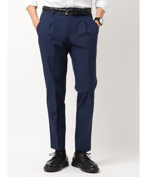 BonBon/ストライプストレートスラックス/ネイビー(navy) ストライプストレートスラックス B5071 シティガール シティ