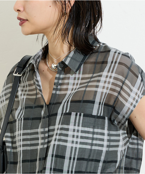 JOURNAL STANDARD ブラウス シャツ シアードビーチェック