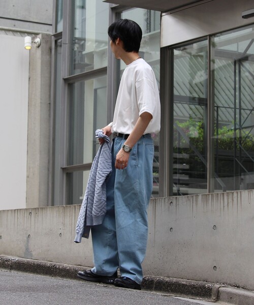 「GLOSTER」 半袖Tシャツ L グリーン メンズ