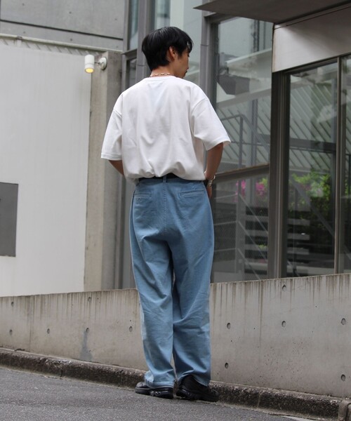 「GLOSTER」 半袖Tシャツ L グリーン メンズ