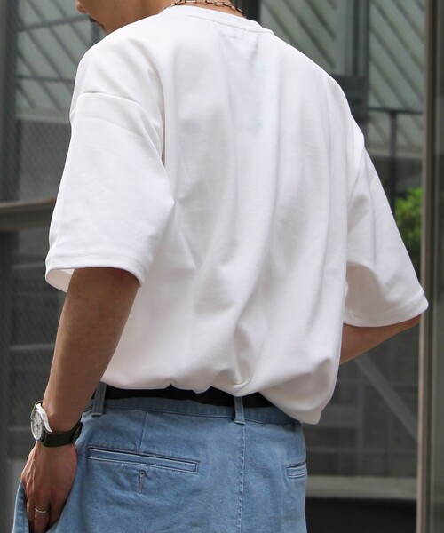 「GLOSTER」 半袖Tシャツ L グリーン メンズ
