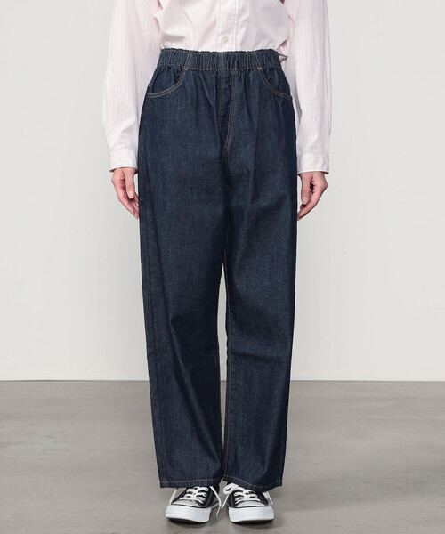[DANTON] Denim брюки 38 индиго голубой женский 