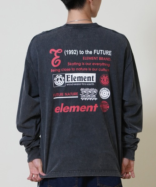 ELEMENT（エレメント） tシャツ 長袖Tシャツ/ロンT バックプリント