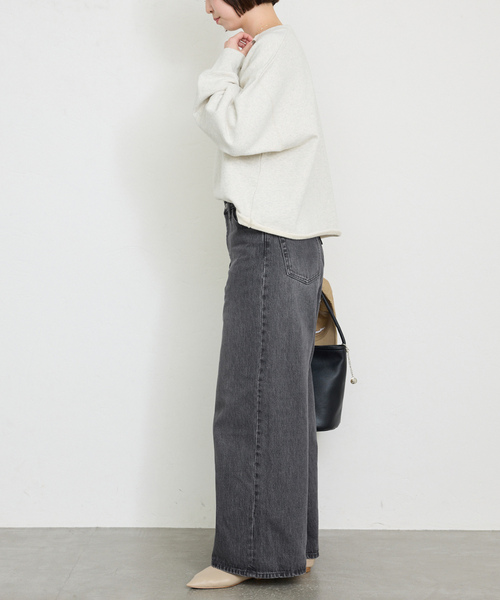「SLOBE IENA」 デニムパンツ 38 サックスブルー レディース