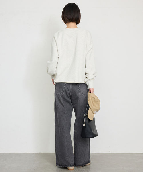 「SLOBE IENA」 デニムパンツ 38 サックスブルー レディース