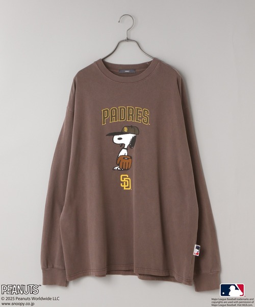 LOWRYS FARM tシャツ 「LFM(U)」MLB＊SNOOPYロンT