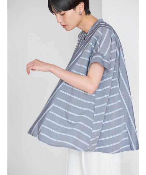 「AMERICAN HOLIC」 半袖シャツ L ブルー系その他4 レディース_画像7