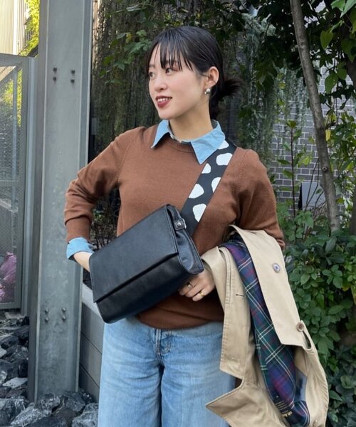 ear PAPILLONNER（イア パピヨネ） ショルダーバッグ FREE ブラック