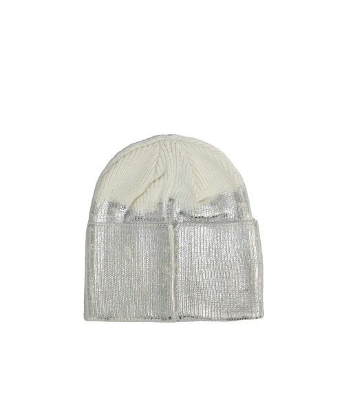 BREATH ニット帽 ニットキャップ FOIL PRINT KNIT CAP メンズ