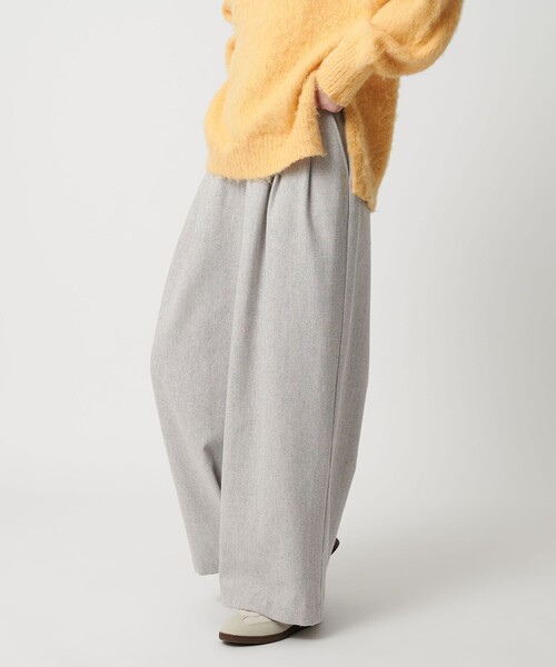 CITEN（シテン） スラックス パンツ 「CITEN」ウールミックス3タック