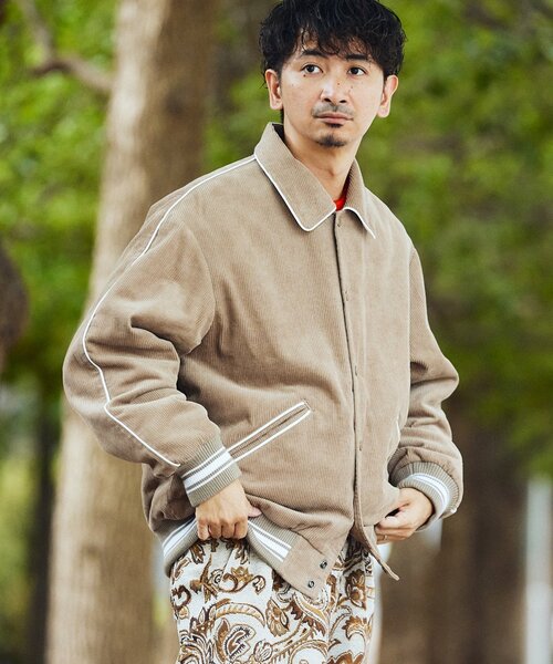 SKOOKUM（スクーカム） スタジャン LARGE ベージュ系その他 メンズ