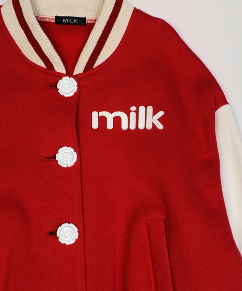 MILK（ミルク） スタジャン LOGO ROOM スタジャン レディース