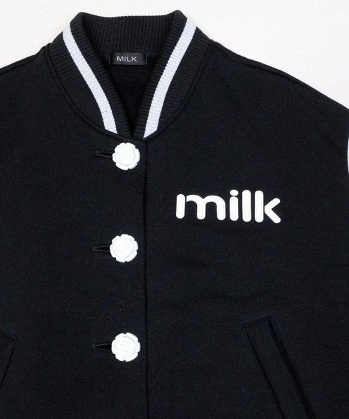 MILK（ミルク） スタジャン LOGO ROOM スタジャン レディース